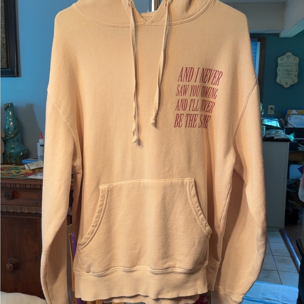Taylor Swift Beige Hoodie RED Era